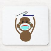 歯科医のソックス猿のワイシャツおよびギフト--愛らしい マウスパッド (正面)