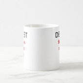 歯科医のテーマのコーヒー・マグ コーヒーマグカップ (中央)