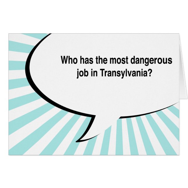 歯科医のトランシルバニアの冗談 (正面横)