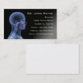 歯科医のプロフィールカード 名刺 (正面/裏面)