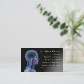 歯科医のプロフィールカード 名刺 (スタンド正面)