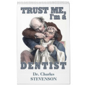 歯科医のユーモアのカスタムのカレンダー カレンダー (カバー)