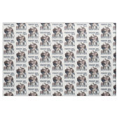 歯科医のユーモアのカスタムの生地 ファブリック (ファットクウォーター)