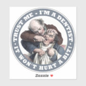 歯科医のユーモアのシール シール (シート)