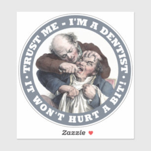 歯科医のユーモアのシール シール