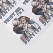 歯科医のユーモアのティッシュペーパー 薄葉紙 (詳細)