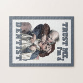 歯科医のユーモアのパズル ジグソーパズル (横)