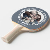 歯科医のユーモアの名前をカスタムするの卓球ラケット 卓球ラケット (正面アングル)