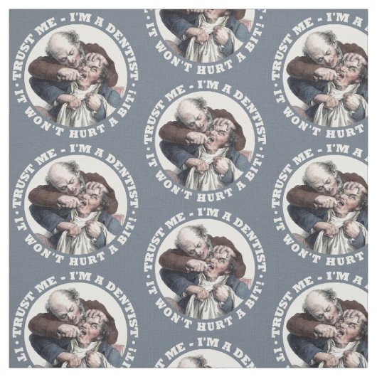 歯科医のユーモアの生地 ファブリック (見本)