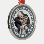 歯科医のユーモアオーナメント メタルオーナメント (右)