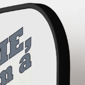 歯科医のユーモア名前をカスタムする ピックルボールラケット (左詳細)