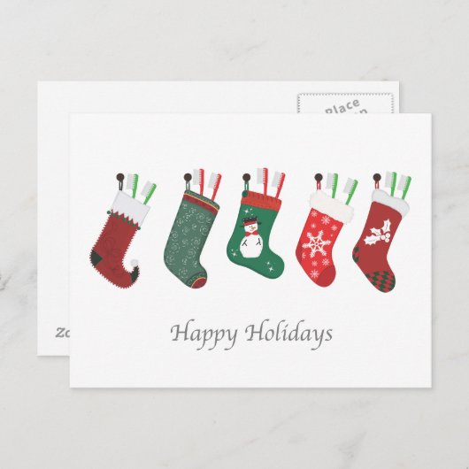 歯科医の休日カード シーズンポストカード (正面/裏面)