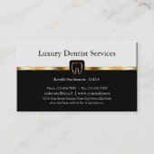 歯科医の名刺をアップ 予約カード (正面)