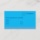 歯科医の名刺45パックの100 名刺 (裏面)