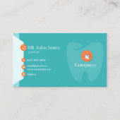 歯科医の名刺47パックの100 名刺 (正面)