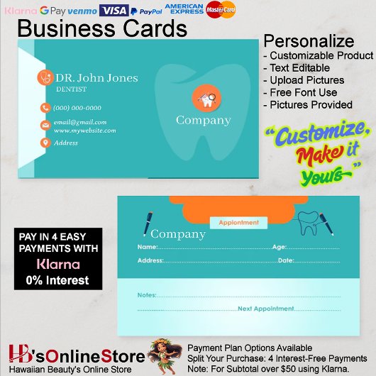 歯科医の名刺47パックの100 名刺