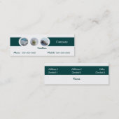 歯科医の名刺 スキニー名刺 (正面/裏面)