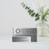 歯科医の名刺 予約カード (スタンド正面)