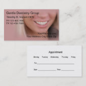 歯科医の名刺 名刺 (正面/裏面)