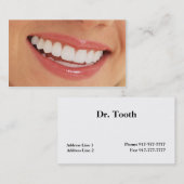 歯科医の名刺 名刺 (正面/裏面)