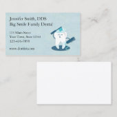 歯科医の名刺 名刺 (正面/裏面)