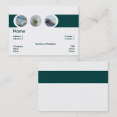 歯科医の名刺 名刺 (正面/裏面)