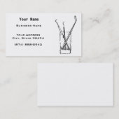 歯科医の名刺 名刺 (正面/裏面)