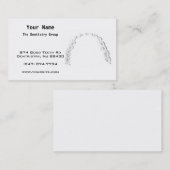 歯科医の名刺 名刺 (正面/裏面)