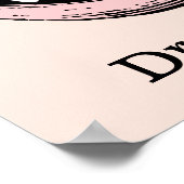 歯科医の名前をカスタムするとカラーポスター ポスター (角)