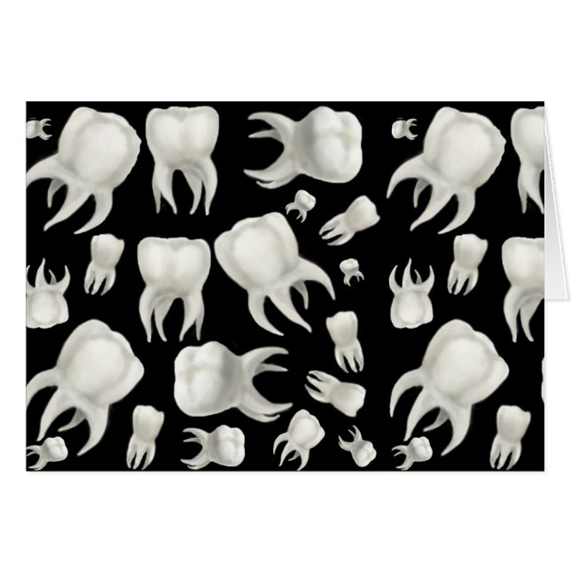 歯科医の夢の歯カード (正面横)