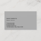 歯科医の大きいスマイルのプロフェッショナルのデンタルケア 名刺 (裏面)