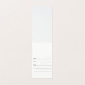 歯科医の微笑の歯のアポイントメントカード 名刺 (内部フラット)