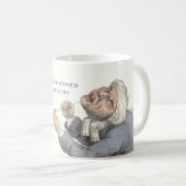 歯科医の恐怖旧式の歯科の店 コーヒーマグカップ (正面右)