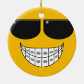 歯科医の支柱はクールなオーナメントです セラミックオーナメント (裏面)