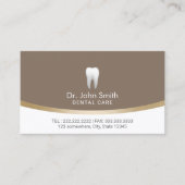 歯科医の歯の専門のデンタルケアのアポイントメント 予約カード (正面)