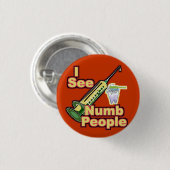 歯科医の歯科衛生士の歯科矯正医のPeriodontist 缶バッジ (正面&裏面)