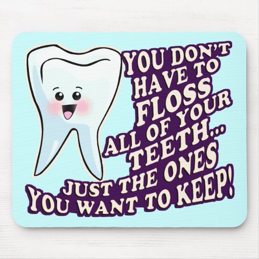 歯科医の歯科衛生士のPeriodontist マウスパッド (正面)