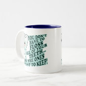 歯科医の歯科衛生士 ツートーンマグカップ (正面左)