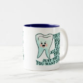 歯科医の歯科衛生士 ツートーンマグカップ (正面右)