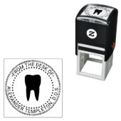 歯科医の歯 「～の机から」、「～のオフィスから」 セルフインキングスタンプ (インサイチュ)