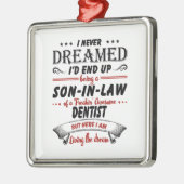 歯科医の素晴らし息子 メタルオーナメント (左)