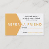 歯科医の紹介の名刺 紹介カード (裏面)