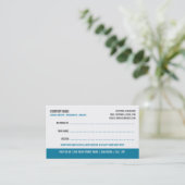 歯科医の紹介の名刺 紹介カード (スタンド正面)