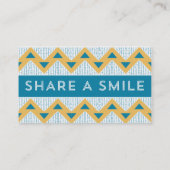 歯科医の紹介の名刺 紹介カード (裏面)