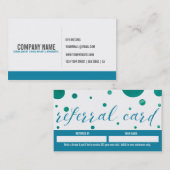 歯科医の紹介名刺 紹介カード (正面/裏面)