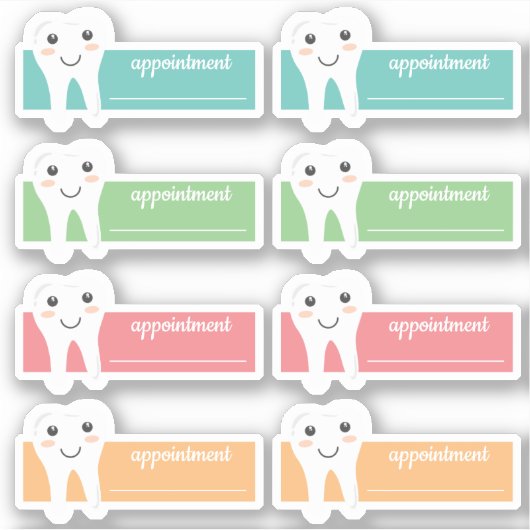 歯科医の設置プランナー シール (正面)