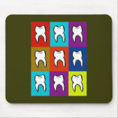 歯科医のPopartのギフト マウスパッド (正面)