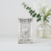 歯科医はポスターがほしいと思いました ロイヤリティカード (スタンド正面)