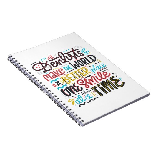 歯科医は世界によりよい場所をします ノートブック (右側)