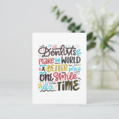 歯科医は世界をより良い場所にする ポストカード (スタンド正面)